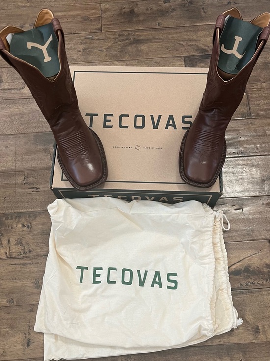 Tecovas Other - Tecovas The Doc Men’s Western Cowboy Boots Hazelnut Cowhide Leather Size 11D New